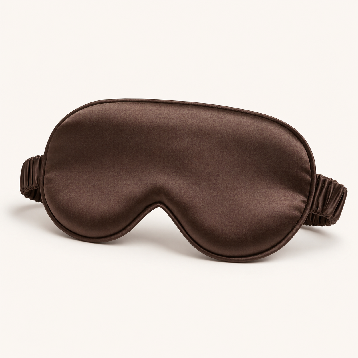 Espresso Brown Silk Sleep Mask
